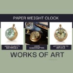 AK017 Paper Weight Clock 